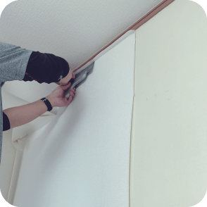 内装クロスの貼り替え